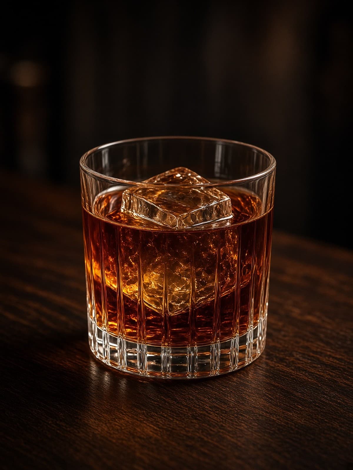 French Connection cocktail in rocks with olive